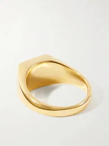 Mikia Gold-Plated Sterling Silver Onyx Ring - Men | Thumbnail 3 Mikia Gold-Plated Sterling Silver Onyx Ring - Men | Thumbnail 3