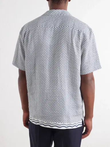 Orlebar Brown Maitan Printed Linen Shirt - Men | Thumbnail 4 Orlebar Brown Maitan Printed Linen Shirt - Men | Thumbnail 4