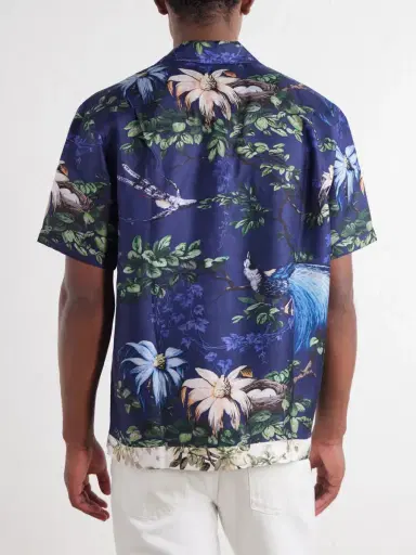 Orlebar Brown Maitan Camp-Collar Printed Silk Shirt - Men | Thumbnail 4 Orlebar Brown Maitan Camp-Collar Printed Silk Shirt - Men | Thumbnail 4