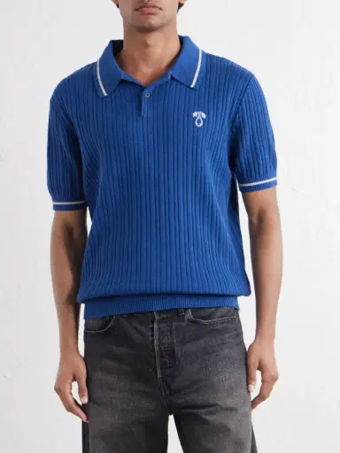 MANAAKI Kaea Embroidered Cotton, Hemp and Silk-Blend Knitted Polo Shirt - Men | Thumbnail 3 MANAAKI Kaea Embroidered Cotton, Hemp and Silk-Blend Knitted Polo Shirt - Men | Thumbnail 3