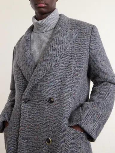Gabriela Hearst McAffrey Double-Breasted Wool and Cashmere-Blend Herringbone Coat - Men | Thumbnail 5 Gabriela Hearst McAffrey Double-Breasted Wool and Cashmere-Blend Herringbone Coat - Men | Thumbnail 5