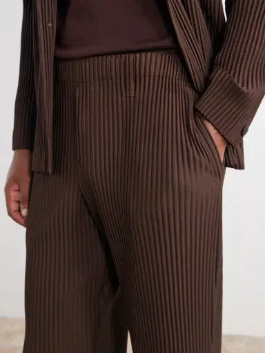 Homme Plissé Issey Miyake Straight-Leg Pleated Trousers - Men | Thumbnail 5 Homme Plissé Issey Miyake Straight-Leg Pleated Trousers - Men | Thumbnail 5