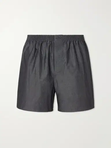 Zimmerli End-On-End Cotton Boxer Shorts - Men | Thumbnail 2 Zimmerli End-On-End Cotton Boxer Shorts - Men | Thumbnail 2