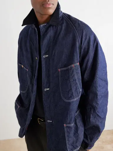 OrSlow Corduroy-Trimmed Denim Jacket - Men | Thumbnail 5 OrSlow Corduroy-Trimmed Denim Jacket - Men | Thumbnail 5
