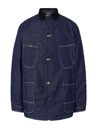 OrSlow Corduroy-Trimmed Denim Jacket - Men | Thumbnail 1 OrSlow Corduroy-Trimmed Denim Jacket - Men | Thumbnail 1