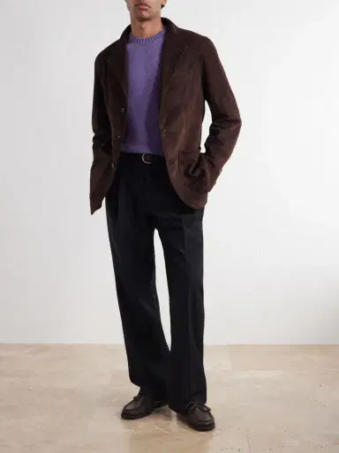 Saman Amel Suede Blazer - Men | Thumbnail 2 Saman Amel Suede Blazer - Men | Thumbnail 2