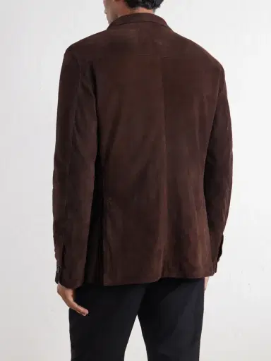 Saman Amel Suede Blazer - Men | Thumbnail 4 Saman Amel Suede Blazer - Men | Thumbnail 4