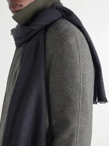 Zegna Wool Scarf - Men | Thumbnail 3 Zegna Wool Scarf - Men | Thumbnail 3