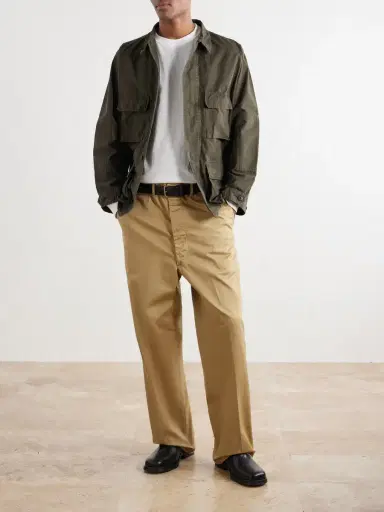 OrSlow Straight-Leg Cotton-Twill Trousers - Men | Thumbnail 2 OrSlow Straight-Leg Cotton-Twill Trousers - Men | Thumbnail 2
