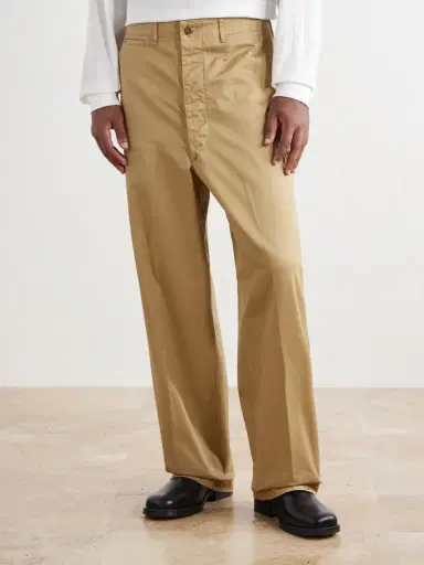 OrSlow Straight-Leg Cotton-Twill Trousers - Men | Thumbnail 3 OrSlow Straight-Leg Cotton-Twill Trousers - Men | Thumbnail 3