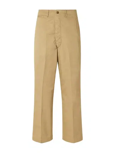 OrSlow Straight-Leg Cotton-Twill Trousers - Men | Thumbnail 1 OrSlow Straight-Leg Cotton-Twill Trousers - Men | Thumbnail 1