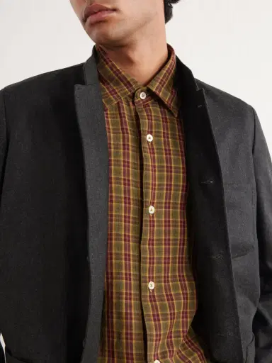Massimo Alba Boxy Checked Cotton Shirt - Men | Thumbnail 5 Massimo Alba Boxy Checked Cotton Shirt - Men | Thumbnail 5