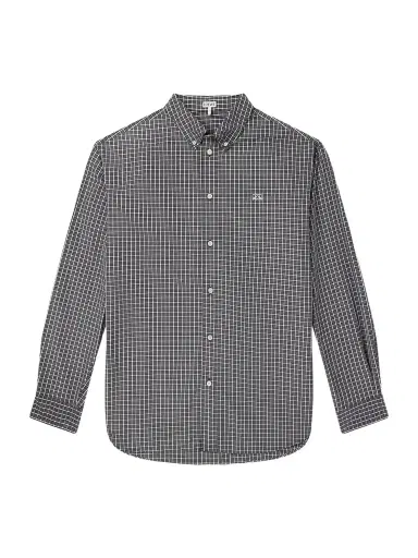 Loewe Loewe Logo-Embroidered Checked Shirt - Men | Thumbnail 1 Loewe Loewe Logo-Embroidered Checked Shirt - Men | Thumbnail 1