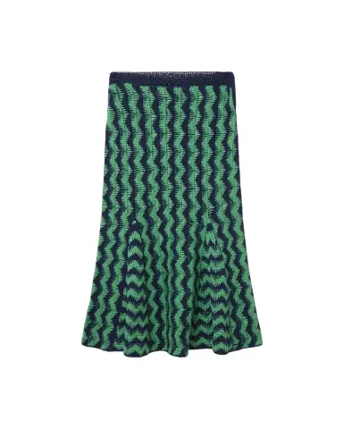 Wales Bonner Ocean Crochet-Knit Midi Skirt | Thumbnail 2 Wales Bonner Ocean Crochet-Knit Midi Skirt | Thumbnail 2