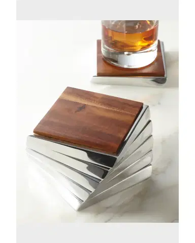 Nambé Twist Coaster Set | Thumbnail 2 Nambé Twist Coaster Set | Thumbnail 2