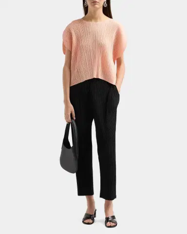 Issey Miyake Monthly Colors: July Pleats Short-Sleeve Top | Thumbnail 2 Issey Miyake Monthly Colors: July Pleats Short-Sleeve Top | Thumbnail 2