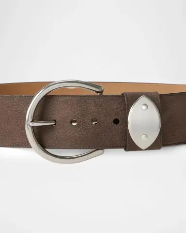Ralph Lauren Collection Prong Leather Wide Belt, 57mm | Thumbnail 3 Ralph Lauren Collection Prong Leather Wide Belt, 57mm | Thumbnail 3