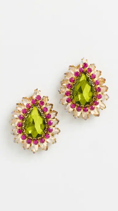 Deepa Gurnani Deepa by Leesha Earrings | Thumbnail 2 Deepa Gurnani Deepa by Leesha Earrings | Thumbnail 2