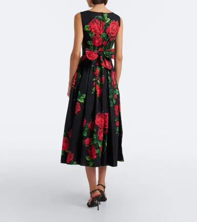 Dolce & Gabbana Floral cotton midi dress | Thumbnail 2 Dolce & Gabbana Floral cotton midi dress | Thumbnail 2