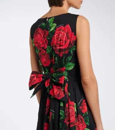 Dolce & Gabbana Floral cotton midi dress | Thumbnail 6 Dolce & Gabbana Floral cotton midi dress | Thumbnail 6