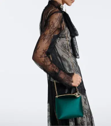 Erdem Bloom Mini satin top-handle bag | Thumbnail 4 Erdem Bloom Mini satin top-handle bag | Thumbnail 4