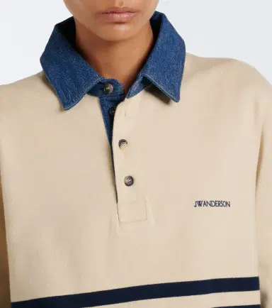 JW Anderson Cotton jersey polo shirt | Thumbnail 4 JW Anderson Cotton jersey polo shirt | Thumbnail 4