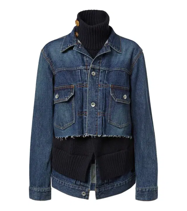 Paneled denim jacket Paneled denim jacket