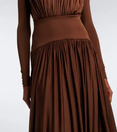 Roland Mouret Embellished gathered jersey maxi dress | Thumbnail 4 Roland Mouret Embellished gathered jersey maxi dress | Thumbnail 4