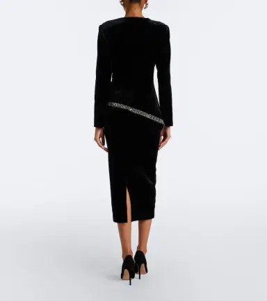 Roland Mouret Velvet pencil skirt | Thumbnail 3 Roland Mouret Velvet pencil skirt | Thumbnail 3