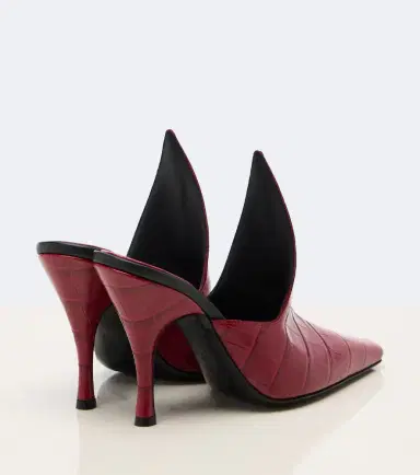 Alaïa Alaïa Croc-effect leather mules | Thumbnail 4 Alaïa Alaïa Croc-effect leather mules | Thumbnail 4