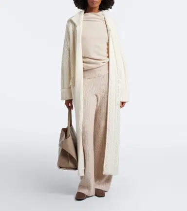 Arch4 Bond Street cable-knit cashmere long cardigan | Thumbnail 3 Arch4 Bond Street cable-knit cashmere long cardigan | Thumbnail 3