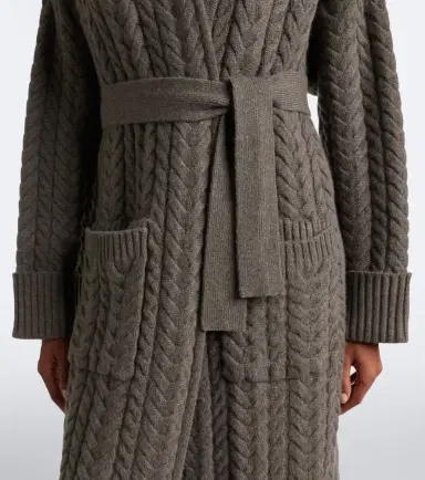 Arch4 Bond Street cable-knit cashmere long cardigan | Thumbnail 2 Arch4 Bond Street cable-knit cashmere long cardigan | Thumbnail 2