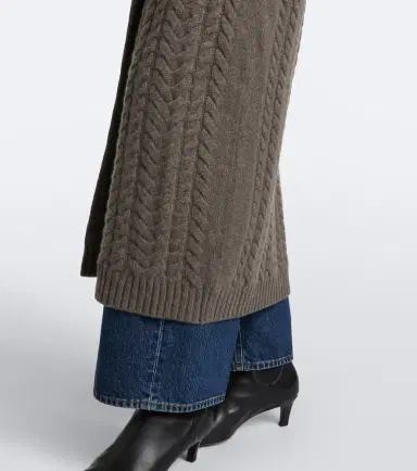 Arch4 Bond Street cable-knit cashmere long cardigan | Thumbnail 4 Arch4 Bond Street cable-knit cashmere long cardigan | Thumbnail 4