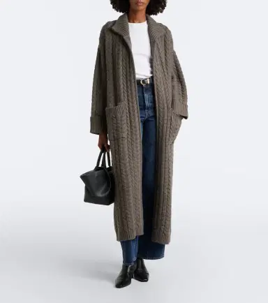 Arch4 Bond Street cable-knit cashmere long cardigan | Thumbnail 6 Arch4 Bond Street cable-knit cashmere long cardigan | Thumbnail 6