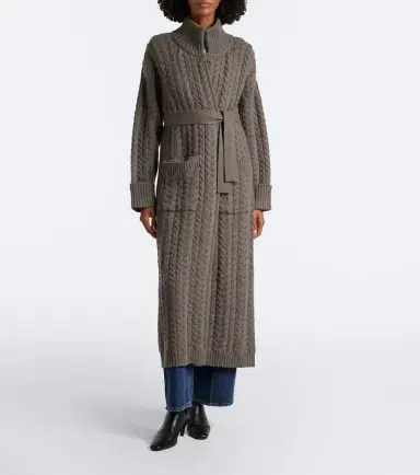 Arch4 Bond Street cable-knit cashmere long cardigan | Thumbnail 7 Arch4 Bond Street cable-knit cashmere long cardigan | Thumbnail 7