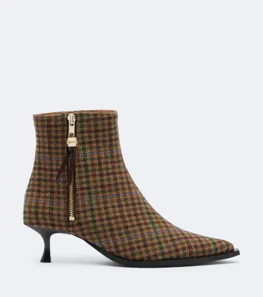 Ganni Anna checked ankle boots | Thumbnail 2 Ganni Anna checked ankle boots | Thumbnail 2