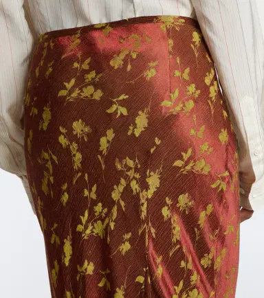 Dries Van Noten Floral jacquard maxi skirt | Thumbnail 4 Dries Van Noten Floral jacquard maxi skirt | Thumbnail 4