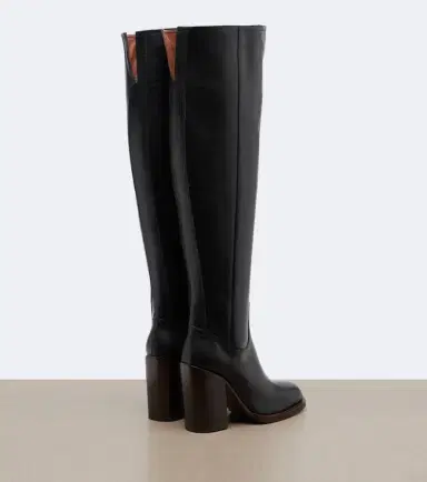 Dries Van Noten Leather over-the-knee boots | Thumbnail 2 Dries Van Noten Leather over-the-knee boots | Thumbnail 2