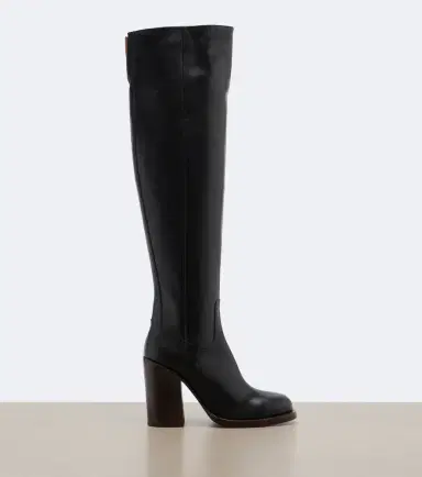 Dries Van Noten Leather over-the-knee boots | Thumbnail 4 Dries Van Noten Leather over-the-knee boots | Thumbnail 4