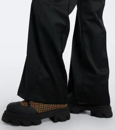 Ganni Ruffled straight pants | Thumbnail 3 Ganni Ruffled straight pants | Thumbnail 3