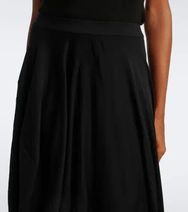 Junya Watanabe Asymmetric draped wool midi skirt | Thumbnail 4 Junya Watanabe Asymmetric draped wool midi skirt | Thumbnail 4