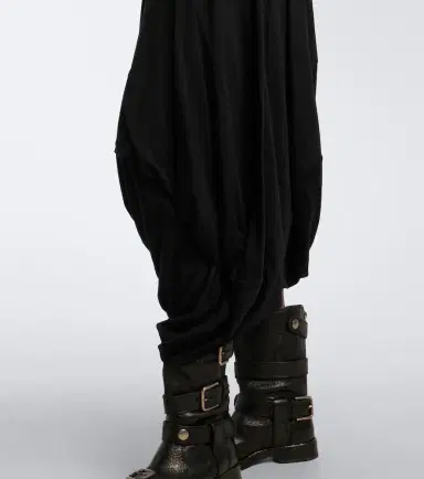 Junya Watanabe Asymmetric draped wool midi skirt | Thumbnail 5 Junya Watanabe Asymmetric draped wool midi skirt | Thumbnail 5