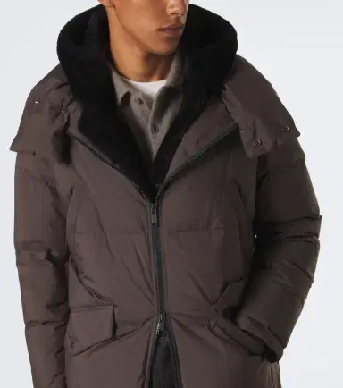 Yves Salomon Shearling-trimmed down coat | Thumbnail 7 Yves Salomon Shearling-trimmed down coat | Thumbnail 7