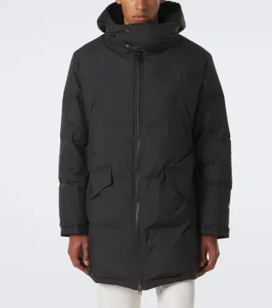 Yves Salomon Shearling-trimmed down coat | Thumbnail 2 Yves Salomon Shearling-trimmed down coat | Thumbnail 2