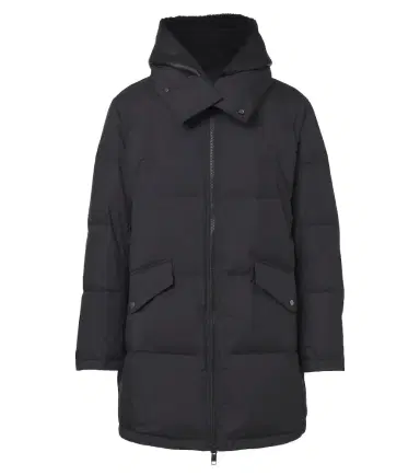 Yves Salomon Shearling-trimmed down coat | Thumbnail 1 Yves Salomon Shearling-trimmed down coat | Thumbnail 1