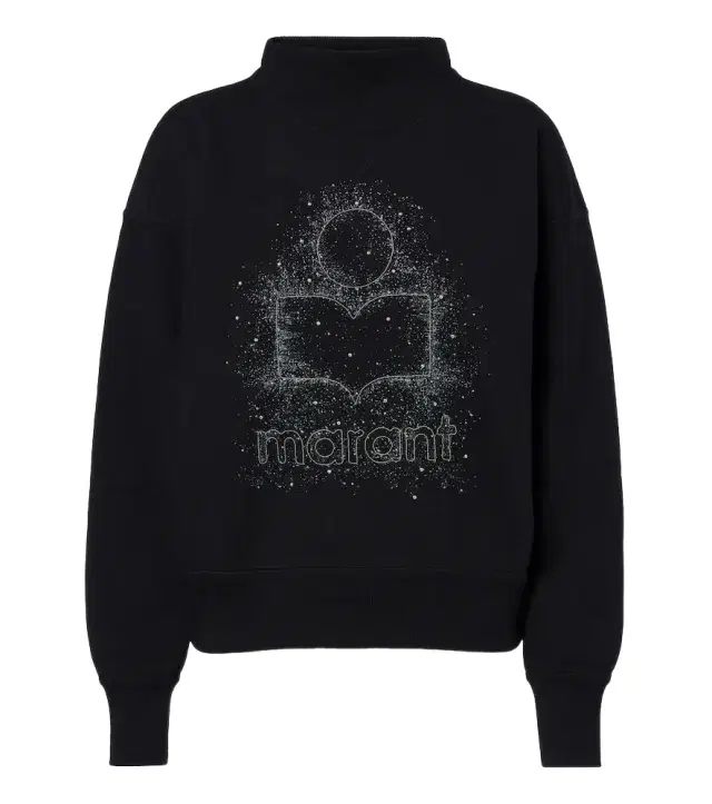 Moby sequined cotton-blend sweatshirt Moby sequined cotton-blend sweatshirt