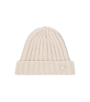 God’s True Cashmere Ribbed-knit cashmere beanie with moonstone | Thumbnail 1 God’s True Cashmere Ribbed-knit cashmere beanie with moonstone | Thumbnail 1