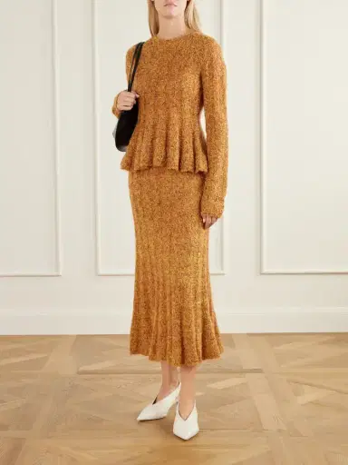 Proenza Schouler Joelle Cable-knit Mohair-blend Maxi Skirt | Thumbnail 2 Proenza Schouler Joelle Cable-knit Mohair-blend Maxi Skirt | Thumbnail 2