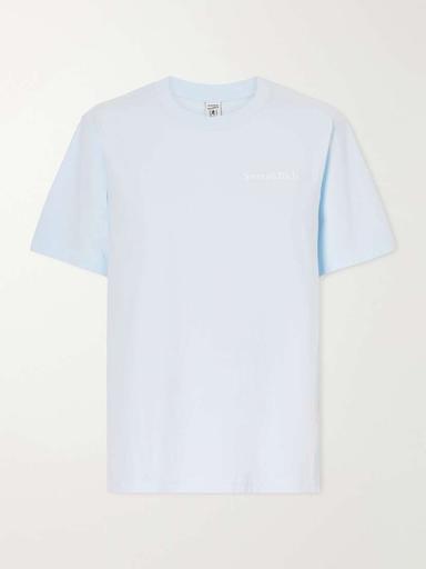 Sporty & Rich Health Is Wealth Cotton T-shirt | Thumbnail 1 Sporty & Rich Health Is Wealth Cotton T-shirt | Thumbnail 1