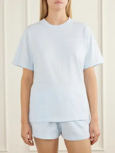 Sporty & Rich Health Is Wealth Cotton T-shirt | Thumbnail 3 Sporty & Rich Health Is Wealth Cotton T-shirt | Thumbnail 3